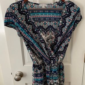 Charlotte Russe colorful romper.